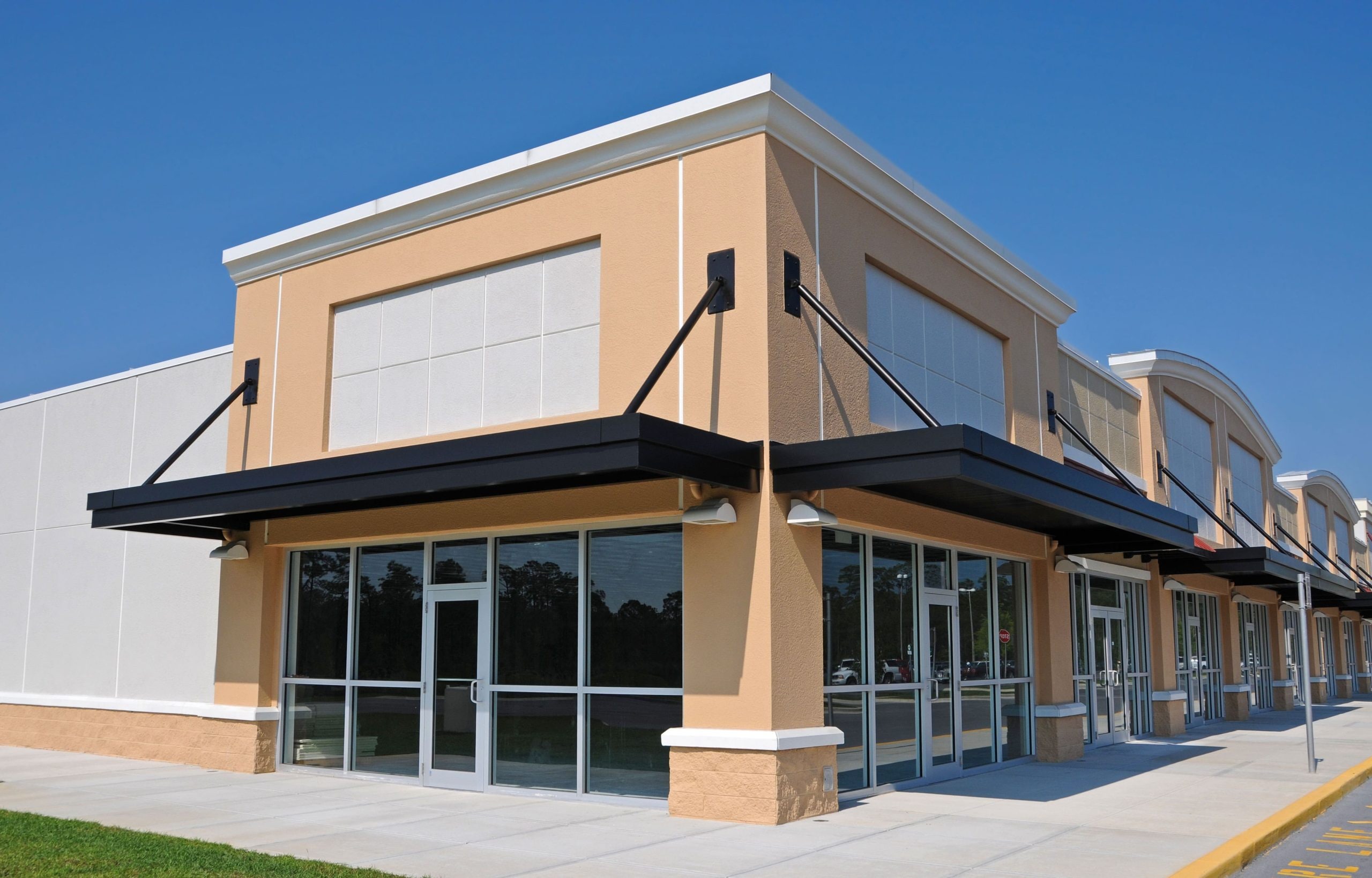 Durable commercial awning installation in Albuquerque