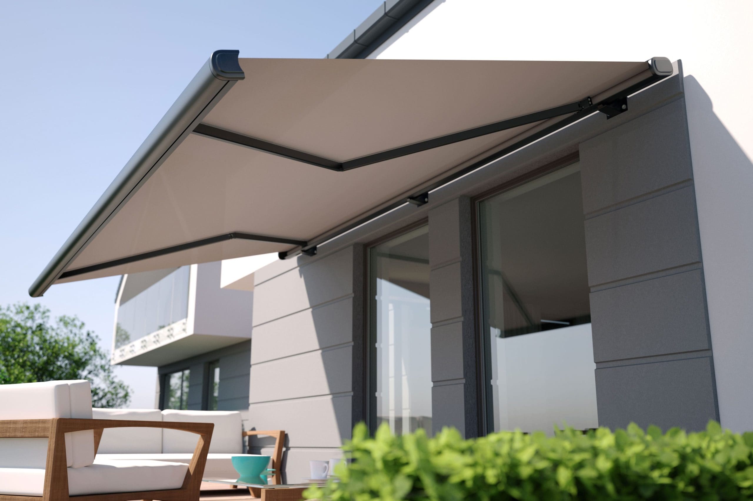 Residential awning installation in Albuquerque